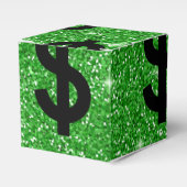 Black Dollar Sign Money Entrepreneur Wall Street Bedankdoosjes (Voorkant Zijde)