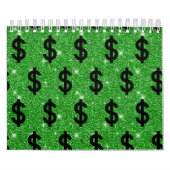 Black Dollar Sign Money Entrepreneur Wall Street Kalender (Hoes)