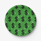 Black Dollar Sign Money Entrepreneur Wall Street Papieren Bordje (Voorkant)