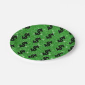 Black Dollar Sign Money Entrepreneur Wall Street Papieren Bordje (Gekanteld)