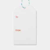 Black Doodle Riding Scooter European City Streets Cadeaulabel (Achterkant)