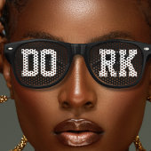 Black Dork Geek Loner Retro Zonnebril