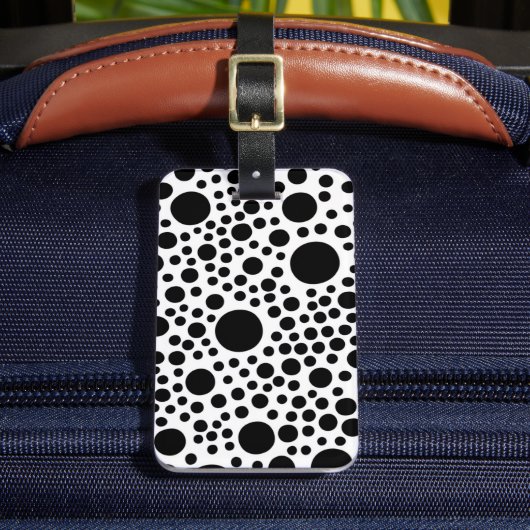 Black Dot Bagagelabels - Stijlvolle reisaccessoire (Voorkant Insitu 2)