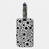 Black Dot Bagagelabels - Stijlvolle reisaccessoire (Achterkant verticaal)