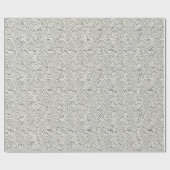 Black Dot Pattern Cadeaupapier (Vlak)