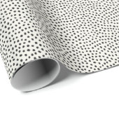 Black Dot Pattern Cadeaupapier (Rol Hoek)