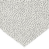 Black Dot Pattern Medium Tafelloper (Hoek)