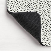 Black Dot Pattern Muismat (Hoek)