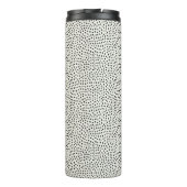 Black Dot Pattern Thermosbeker (Achterkant)