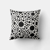 Black Dot Sierkussen - witte achtergrond (Achterkant)