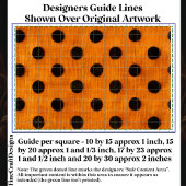 Black Dots on Orange Repeat Design DW2 Decoupage Tissuepapier