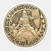 Black Douglas Sticker (Voorkant)
