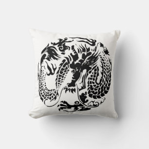Black Dragon American MoJo Pillow Kussen