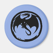 Black Dragon Blue magnet (Voorkant)