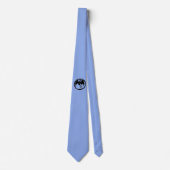 Black Dragon Blue necktie Stropdas (Voorkant)