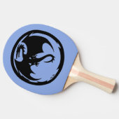 Black Dragon Blue ping pong paddle Tafeltennisbatje (Zijkant)