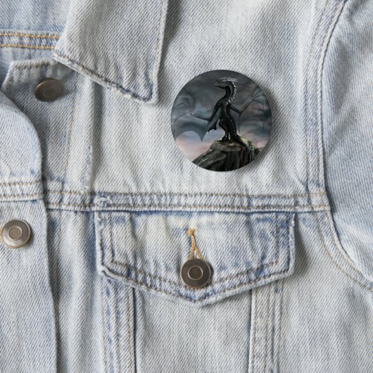 Black Dragon Button (In situ)
