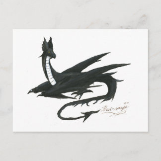 Black_Dragon_by_angel_wolfmaiden Briefkaart