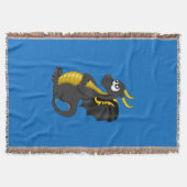 Black dragon cartoon deken (Voorkant)