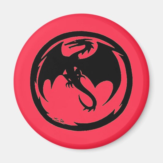 Black Dragon Coral magnet (Voorkant)