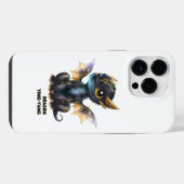 Black Dragon Design iPhone Hoesje (Achterkant horizontaal)
