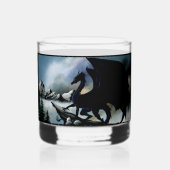 Black Dragon Fantasy Blue Mountains Whisky Glas (Voorkant)