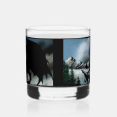 Black Dragon Fantasy Blue Mountains Whisky Glas (Links)