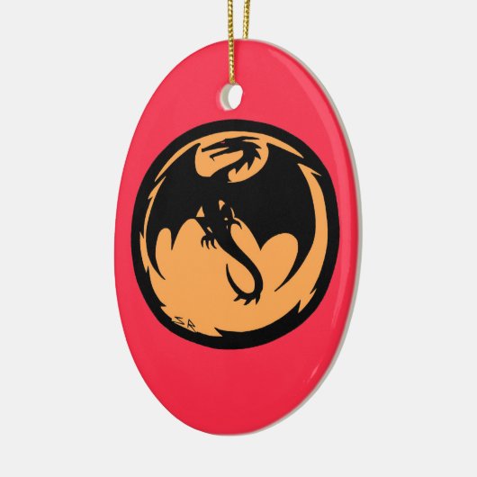 Black Dragon Gold Coral ornament (Links)