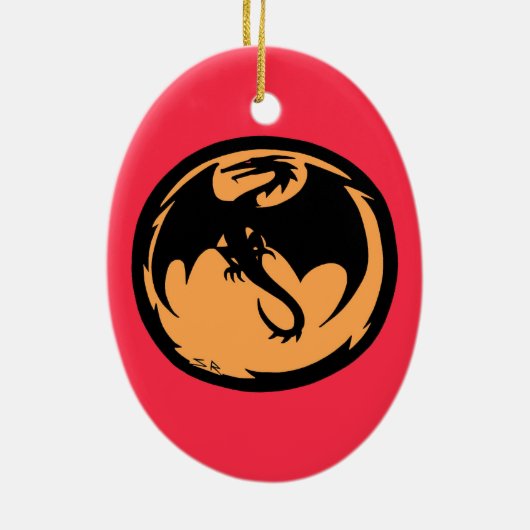 Black Dragon Gold Coral ornament (Achterkant)