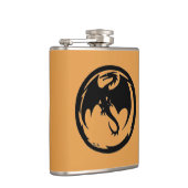 Black Dragon Gold faux deerskin-kolf Heupfles (Rechts)