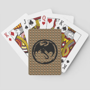 Black Dragon Gold Indent Poker speelkaarten