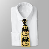 Black Dragon Gold necktie Stropdas (Gebonden)