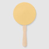 Black Dragon gold round hand fans Handwaaier (Achterkant)