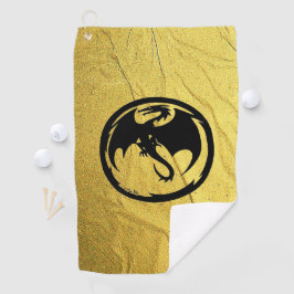 Black Dragon Gold Vein golfhanddoek