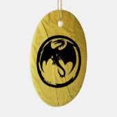 Black Dragon Gold Vein keramische siervoorwerpen Keramisch Ornament (Rechts)