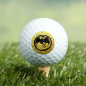 Black Dragon Gold Vein Titleist Pro V1 golfballen (Insitu Shirt)
