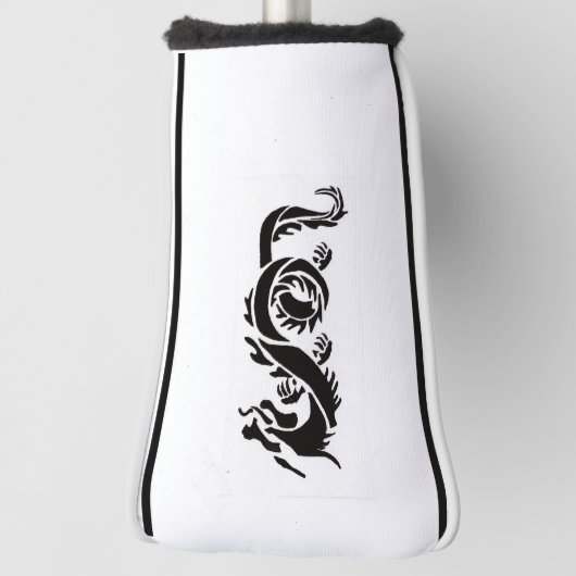 Black Dragon Golf Head Hoesje Golfheadcover (Draai 90)
