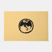 Black Dragon gouden deurmat (Voorkant)