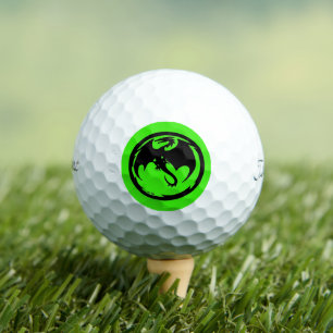 Black Dragon Green Titleist Pro V1 golfballen 12pk