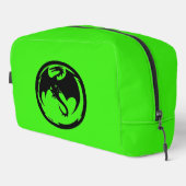 Black Dragon groene dopp kit Toilettasje (Rechterhoek)