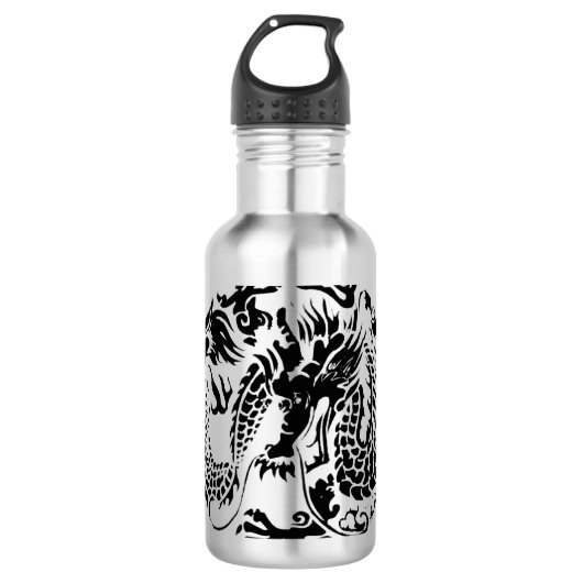 Black Dragon Liberty Bottle Waterfles (Voorkant)