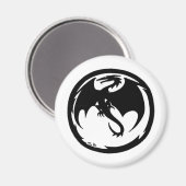 Black Dragon magnet (Voorkant / Achterkant)