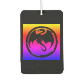 Black Dragon neon auto luchtverfrisser (Voorkant)