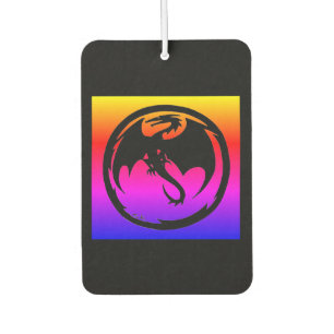 Black Dragon neon auto luchtverfrisser