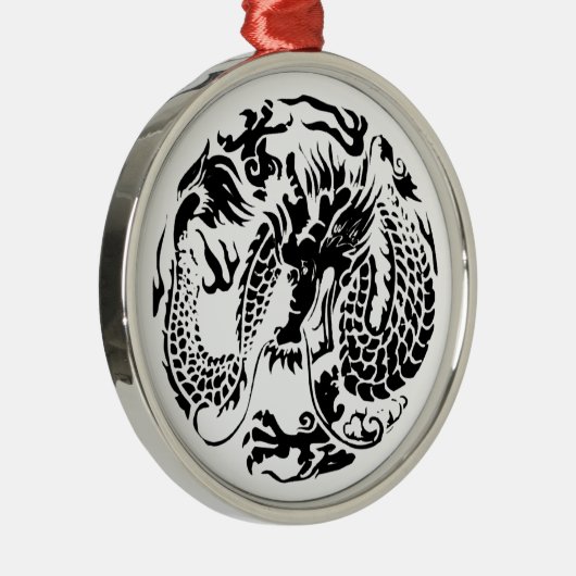 Black Dragon Ornament (Rechts)