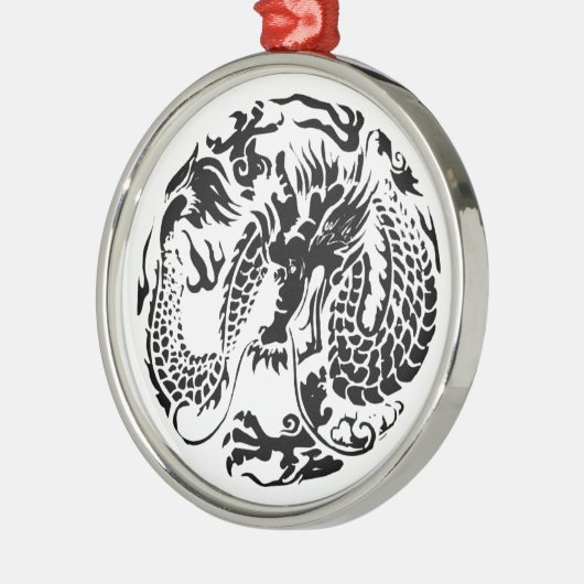 Black Dragon Ornament (Links)