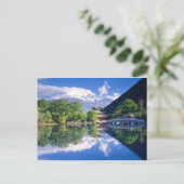 Black Dragon Pool, Lijiang Yunnan, China Briefkaart (Staand voorkant)