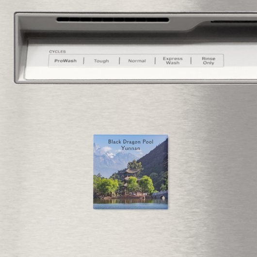 Black Dragon Pool - Yunnan, China Magneet (Insitu (Vaatwasser))