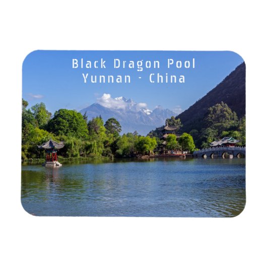 Black Dragon Pool - Yunnan, China Magneet (Horizontaal)