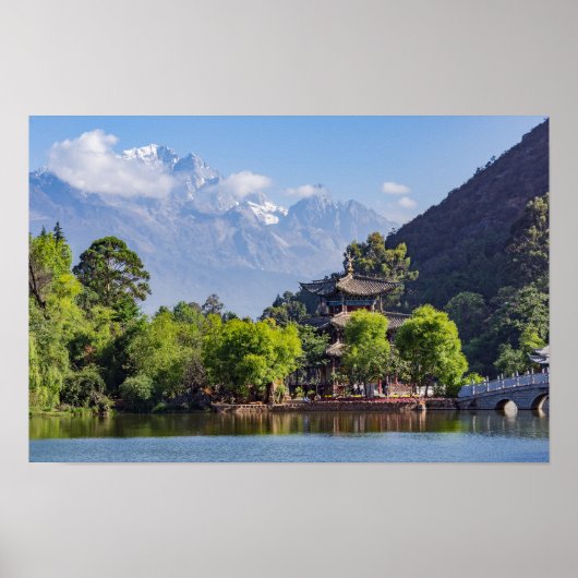 Black Dragon Pool - Yunnan, China Poster (Voorkant)